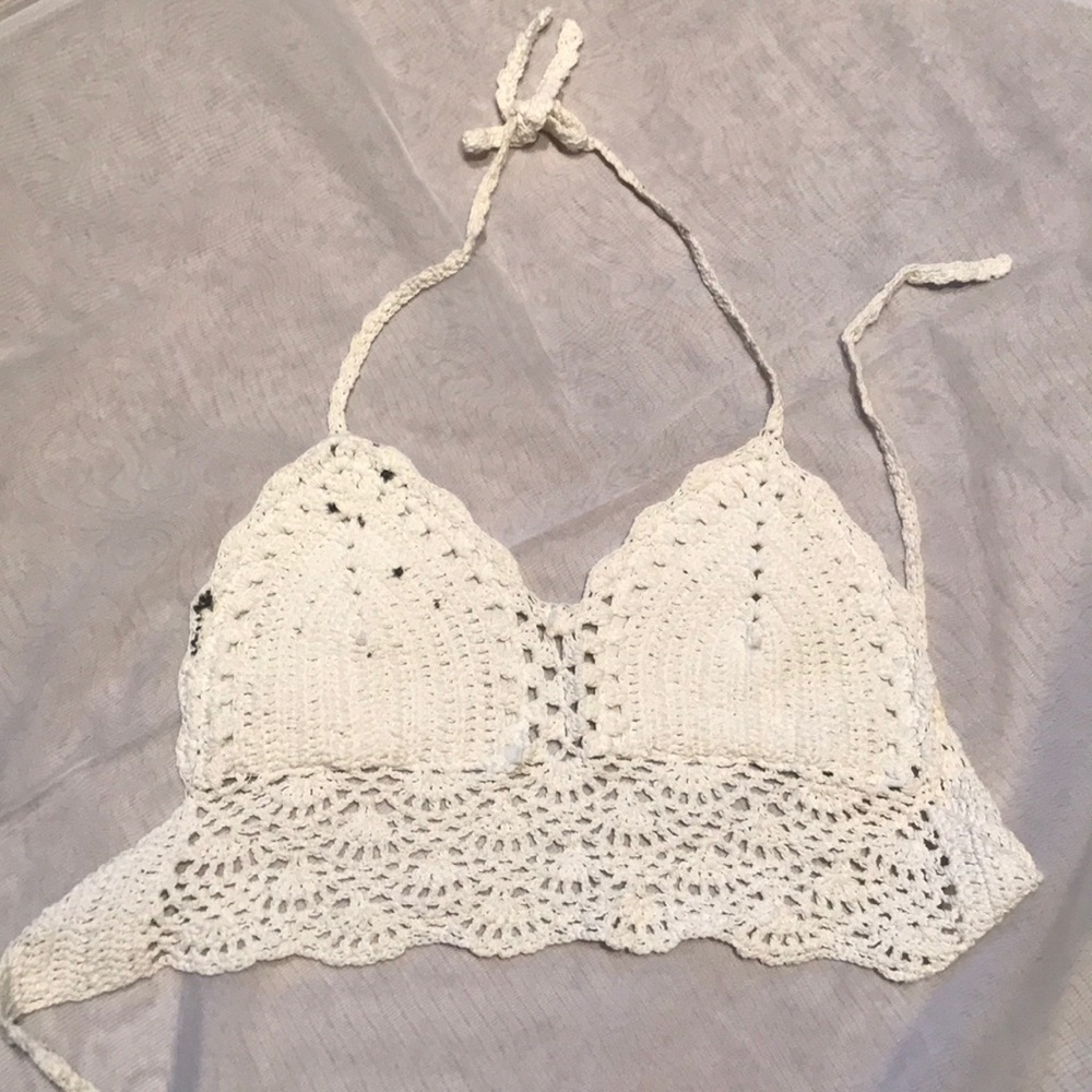 Crotchet crop bralette
